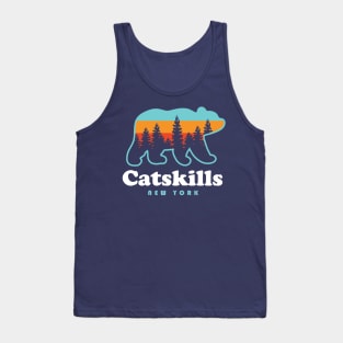 Catskills NY Bear Camping Hiking Mountains New York Tank Top